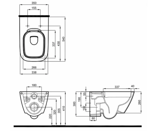 Комплект: Унитаз Kolo Modo + Инсталляция Geberit Duofix + Клавиша Delta 21 + Крышка Slim (L33120000+458.126.00.1+115.125.21.1+L30115000)