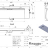 Умивальник OLMOS 1500 MIRASOFT