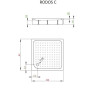 Душевой поддон Radaway Rodos Compact, 80x80 (4K88155-04)