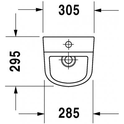 Пісуар Duravit D-Code (828300000)