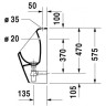 Пісуар Duravit D-Code (828300000)