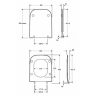 Комплект: Унітаз Kolo Modo + Інсталяція Geberit Duofix + Клавіша Delta 21 + Кришка Slim (L33120000+458.126.00.1+115.125.46.1+L30115000)