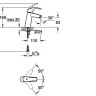 Cмеситель для умывальника Grohe Eurosmart, однорычажный, хром (23324001)