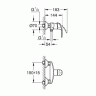 Cмеситель для душа Grohe Eurosmart, однорычажный, хром (33555002)