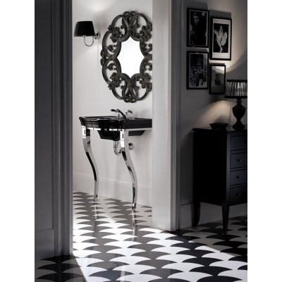 Дзеркало у ванну Devon&Devon Amelie Black, 90x90 (SRBLAMELIE)
