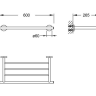 Полочка для полотенец Steinberg Serie 650 (650 2700)