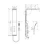 Душова панель Hansgrohe Raindance Lift (27008400)