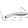 Ручний душ Hansgrohe Raindance Select 150 Air 3jet EcoSmart (28588400)