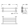 Полочка для полотенец Steinberg Serie 650 (650 2750)