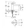 Змішувач для кухні Grohe Concetto, одноважільний, хром (31128001)