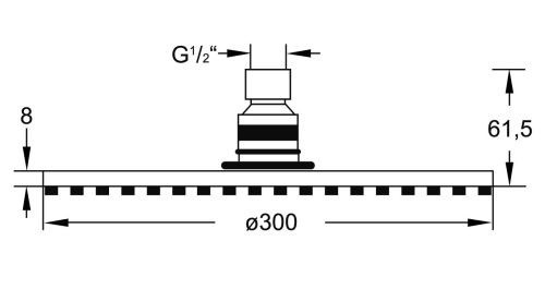 Верхний душ Steinberg Serie 100 (100 1688)