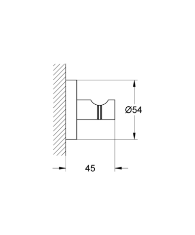 Гачок Grohe Essentials (40364001)