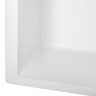 Кухонная мойка гранитная Granado Lerida, 56x51, белый (LERIDA-0405)
