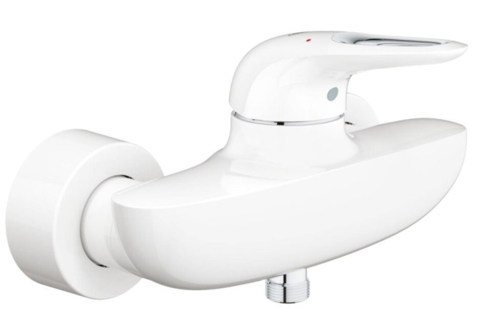 Cмеситель для душа Grohe Eurostyle, однорычажный, белый (33590LS3)