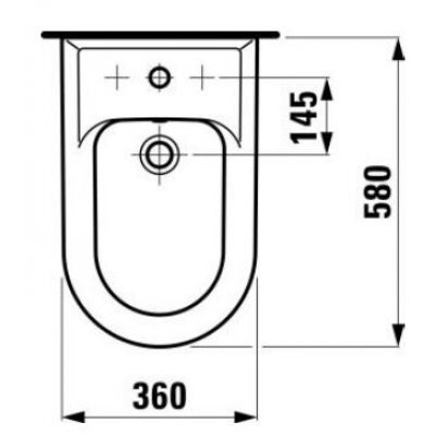 Біде підлогове Laufen Pro (H8329510003041)