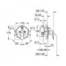 Смеситель для ванны Grohe Eurosmart Cosmopolitan, однорычажный, хром (32879000)