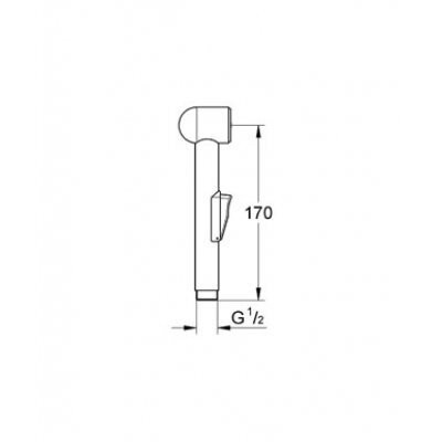 Гігієнічний душ Grohe Trigger Spray (28343000)