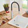 Змішувач для кухні Grohe Concetto, одноважільний, чорний (31491000)
