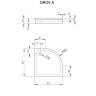 Душевой поддон Radaway Siros A, 90x90 (SBA9917-1)