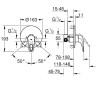 Cмеситель для душа Grohe Eurostyle, однорычажный, хром (33635003)