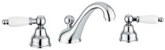 Cмеситель для умывальника Emmevi Deco Ceramica, двухвентильный, бронза (BR121033)