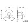 Змішувач для душу Grohe Lineare New, одноважільний, хром (24063001)