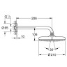 Верхній душ Grohe Tempesta (26411000)