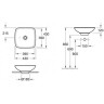 Умивальник накладний Villeroy&Boch Loop&Friends, 43 (514910R3)