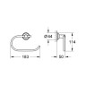 Тримач для туалетного паперу Grohe Essentials Authentic (40657001)