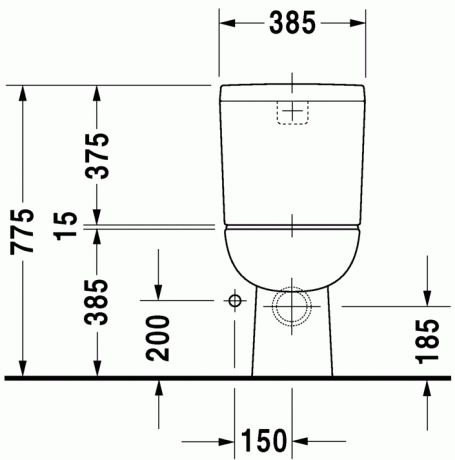 Унітаз підлоговий Duravit D-Code (2118090002)