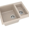 Кухонная мойка гранитная Vankor Orman, 61x49, бежевый (ORMAN OMP 03.61 BEIGE)