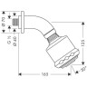 Верхний душ Hansgrohe Clubmaster (27475000)