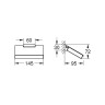 Тримач для туалетного паперу Grohe Selection Cube (40781000)