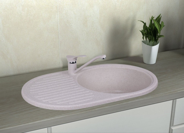 Кухонна мийка гранітна Cosh, 73x46, бежевий (COSH7446K800)