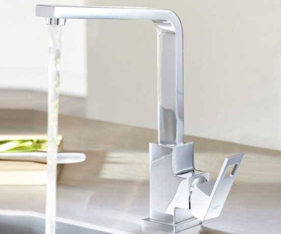 Смеситель для кухни Grohe Eurocube, однорычажный, хром (31255000)