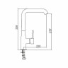 Смеситель для кухни Interline Loft New White, однорычажный, белый (LOFT NEW WHITE)