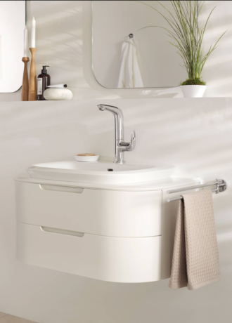 Cмеситель для умывальника Grohe Eurostyle, однорычажный, хром (23569003)