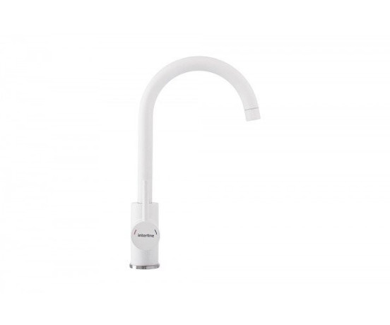 Смеситель для кухни Interline Tango New White, однорычажный, белый (TANGO NEW WHITE)