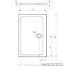 Душовий піддон Radaway Doros D, 120x80 (SDRD1280-01)