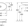 Умивальник накладний Villeroy&Boch Loop&Friends, 59 (515101R2)