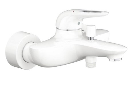 Смеситель для ванны Grohe Eurostyle, однорычажный, белый (33591LS3)