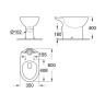 Унітаз підлоговий Grohe BauCeramic (39428000)