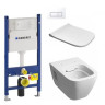 Комплект: Унитаз Kolo Modo + Инсталляция Geberit Duofix + Крышка + Клавиша Delta 51 (L33120000+458.126.00.1+L30112000+115.105.11.1)
