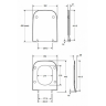 Комплект: Унитаз Kolo Modo + Инсталляция Geberit Duofix + Крышка + Клавиша Delta 51 (L33120000+458.126.00.1+L30112000+115.105.11.1)