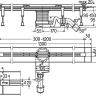 Душовий канал (трап) Viega Advantix Vario, дизайн-вставка Visign SR2, 120 (704360)