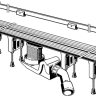 Душовий канал (трап) Viega Advantix Vario, дизайн-вставка Visign SR2, 120 (704360)