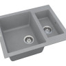 Кухонная мойка гранитная Vankor Orman, 61x49, серый (ORMAN OMP 03.61 GRAY)