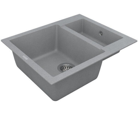 Кухонная мойка гранитная Vankor Orman, 61x49, серый (ORMAN OMP 03.61 GRAY)