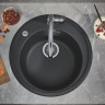 Кухонна мийка гранітна Grohe K200, 51x51, чорний (31656AP0)