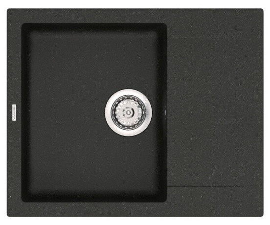 Кухонная мойка гранитная Vankor Orman, 61x49, черный (ORMAN OMP 02.61 BLACK)